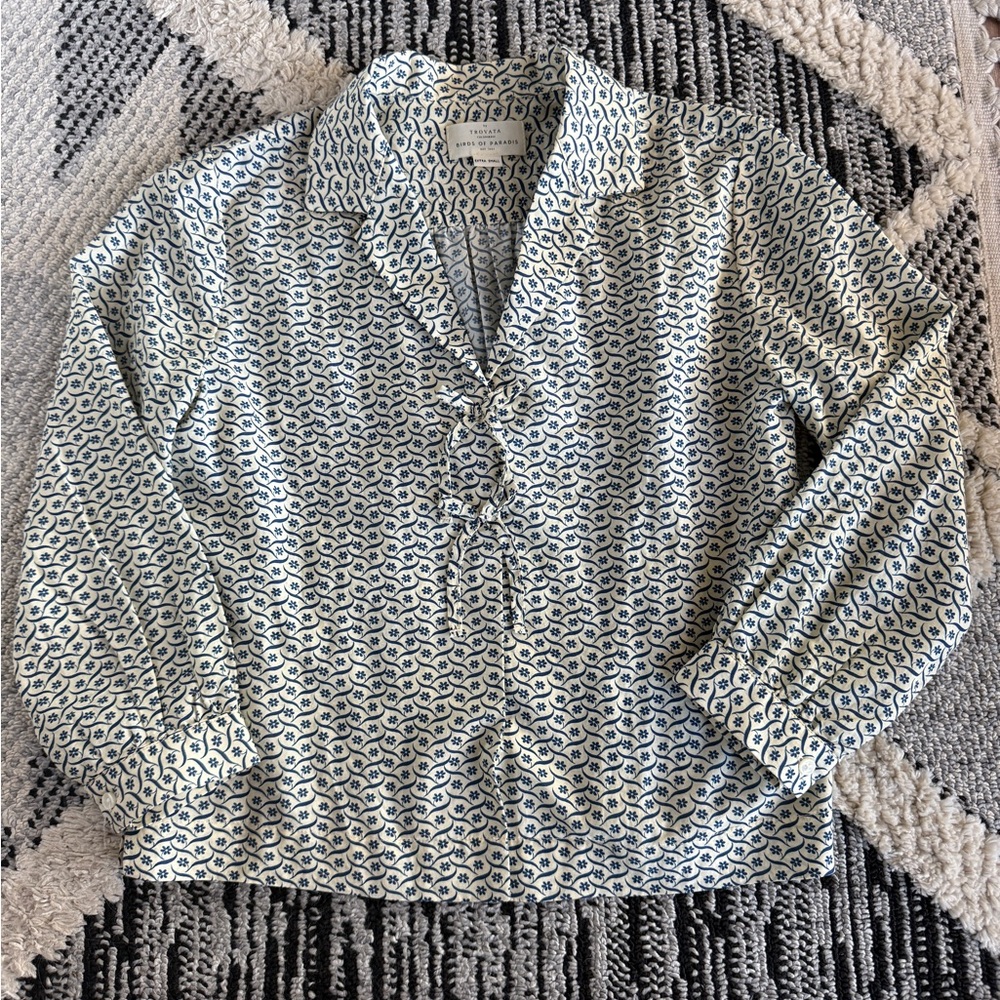 Trovata Birds of Paradise Top XS NWOT